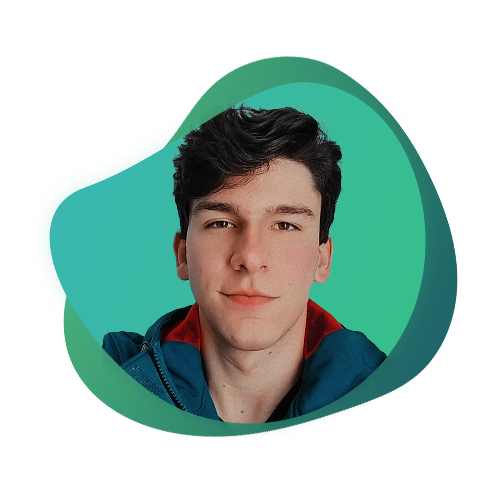 Foto do Luiz Eduardo Minha foto com um fundo verde circular